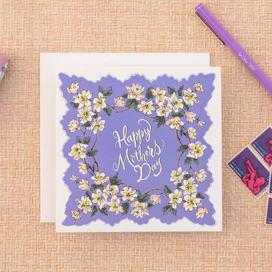 Handkerchief Mothers Day Greeting Card - Image 2