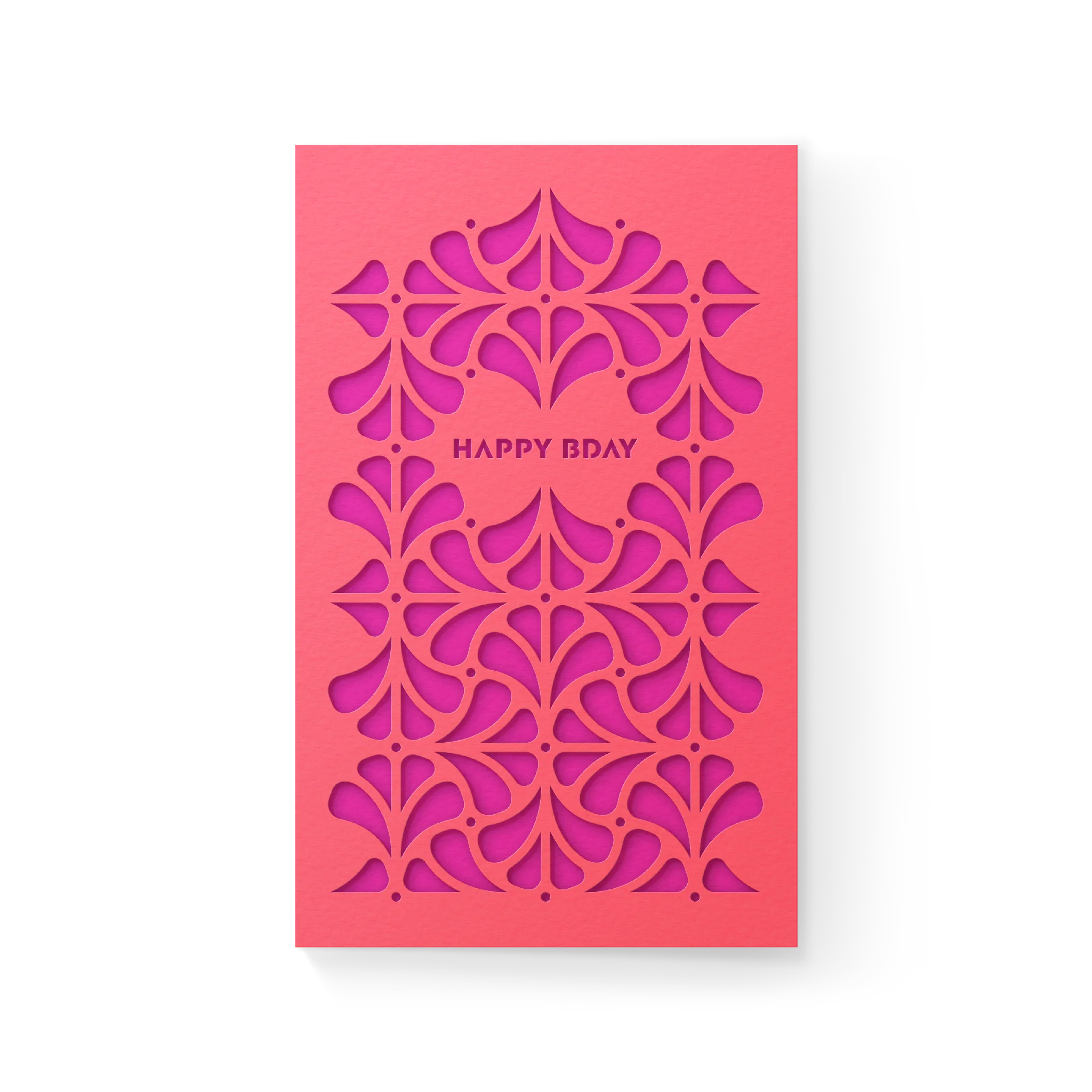 Happy Bday Garden Mini Layered Card
