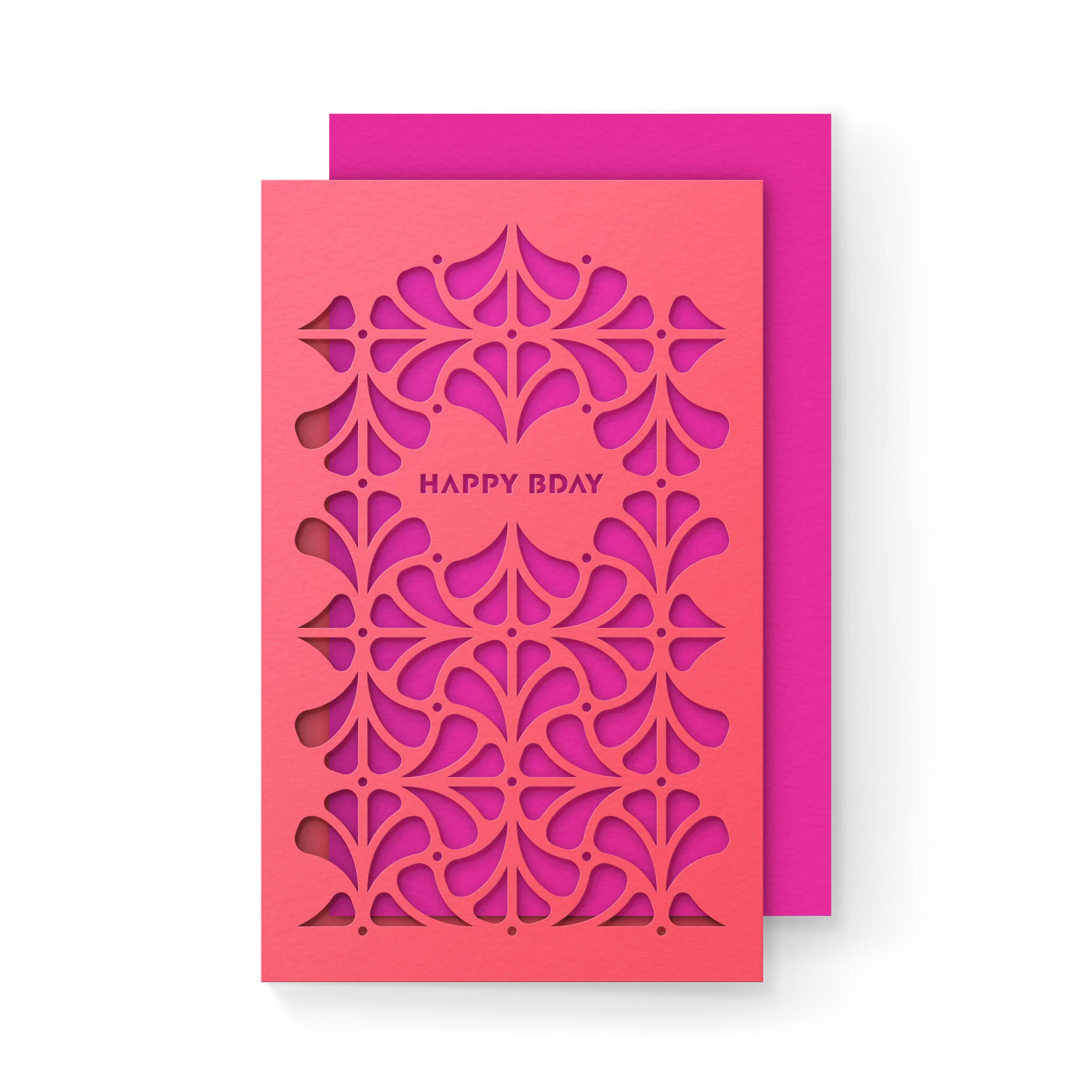 Happy Bday Garden Mini Layered Card - Image 2