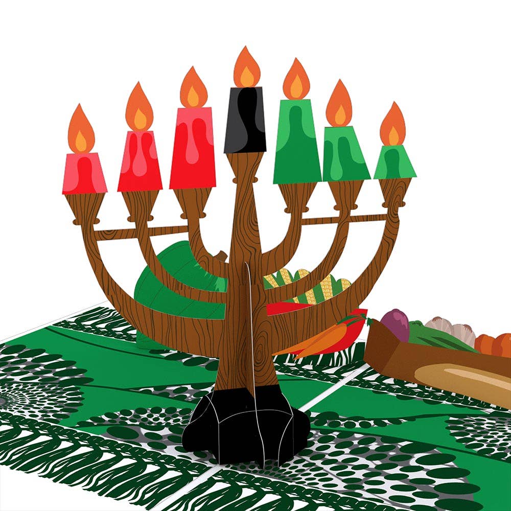Happy Kwanzaa Pop-Up Card - Image 2