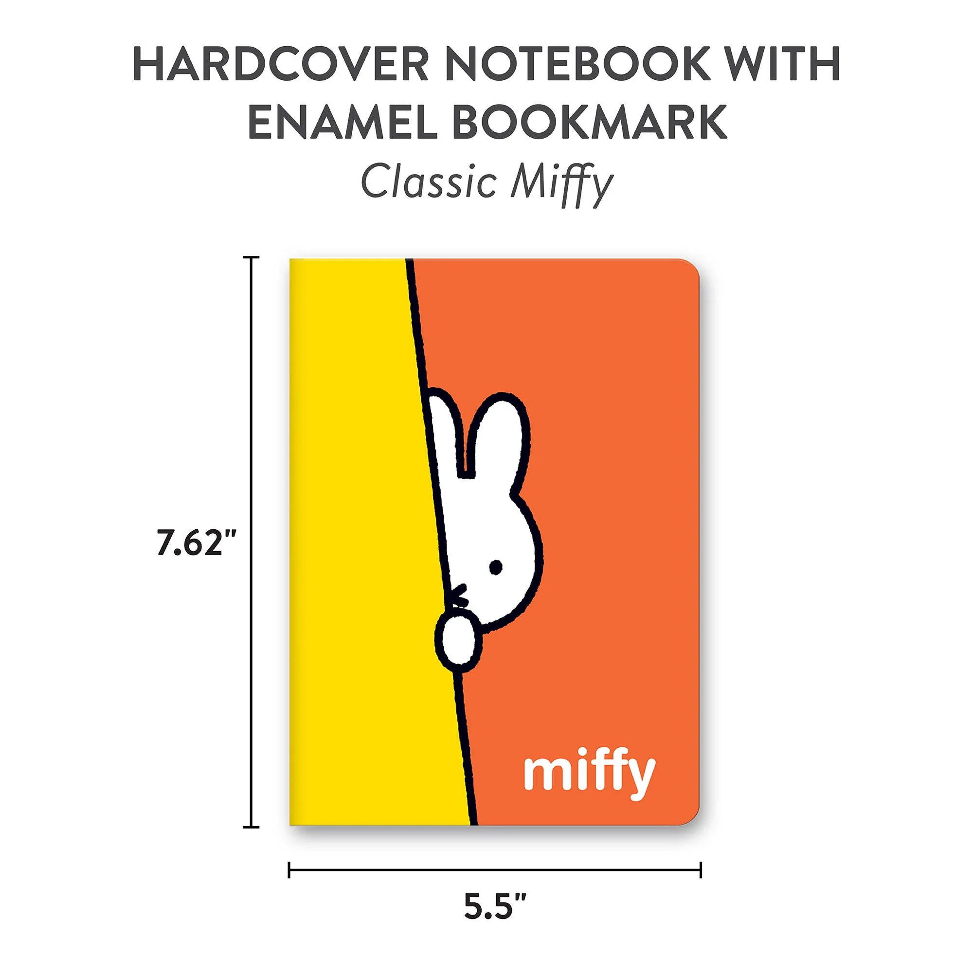 Hardcover Notebook with Enamel Bookmark Classic Miffy - Image 4