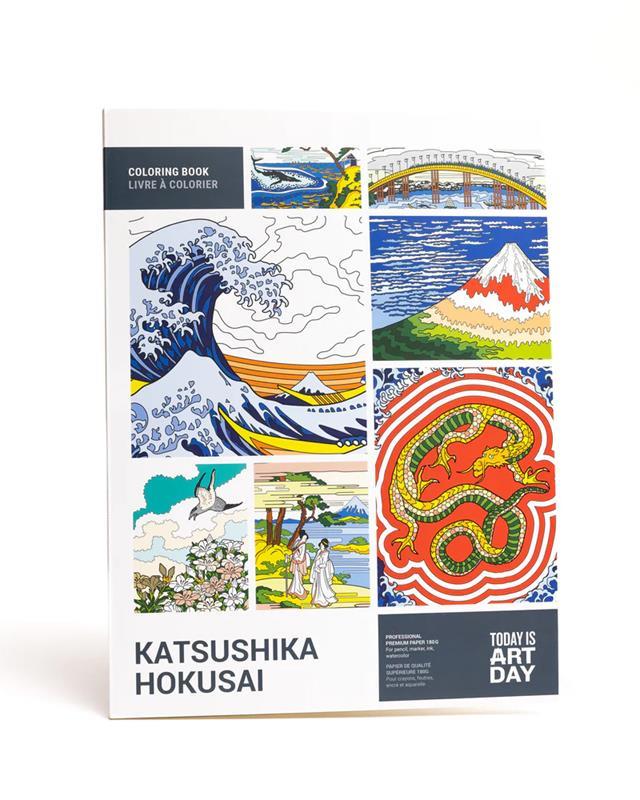 Hokusai Coloring Book