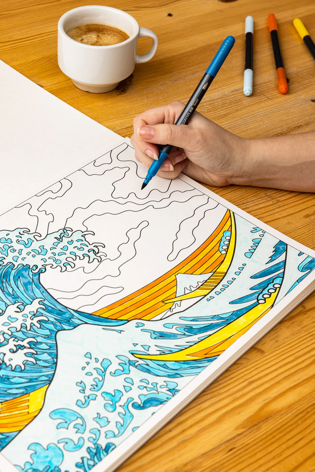 Hokusai Coloring Book - Image 2