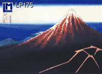 Hokusai-Mount Fuji Lenticular Postcard - Image 2