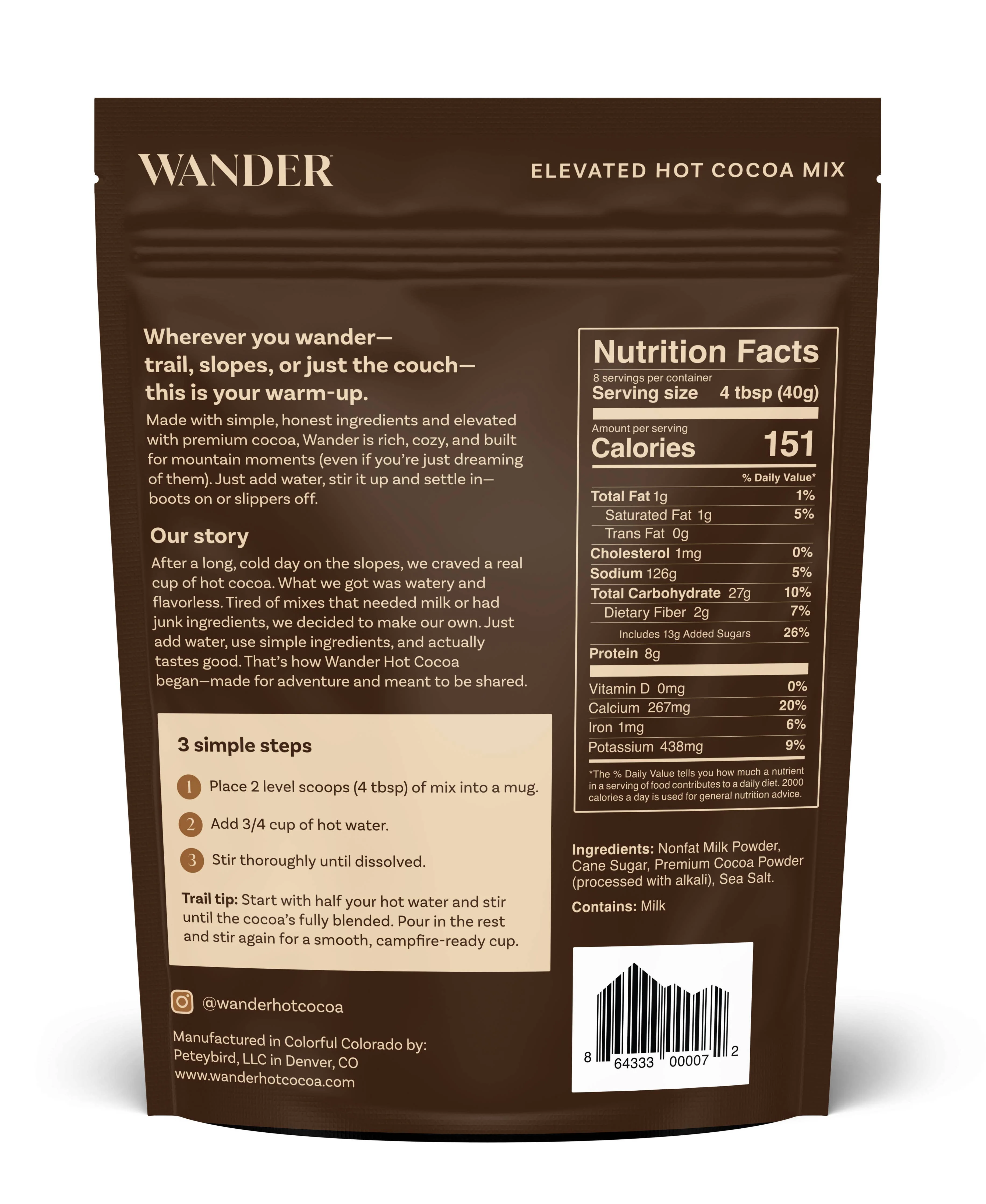 Hot Cocoa Mix - Large Pouch - Image 2