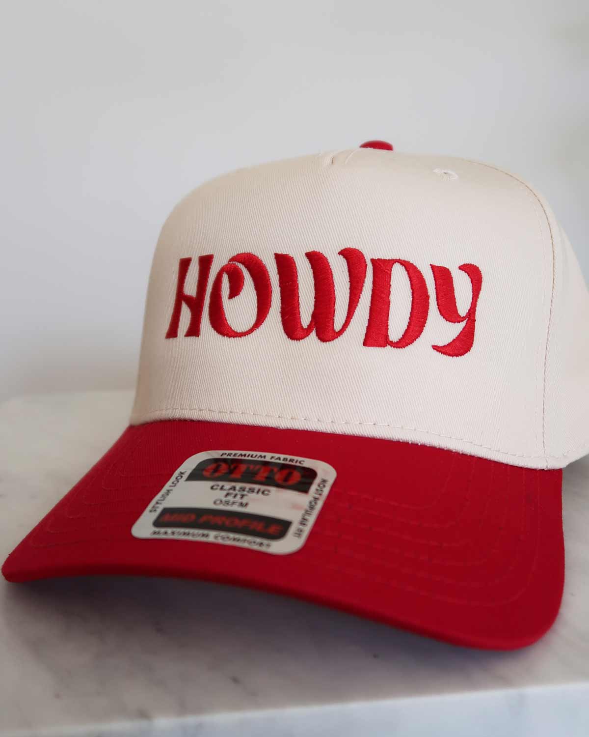 Howdy Embroidered Hat - Trendy Western 5 Panel Cap - Image 4