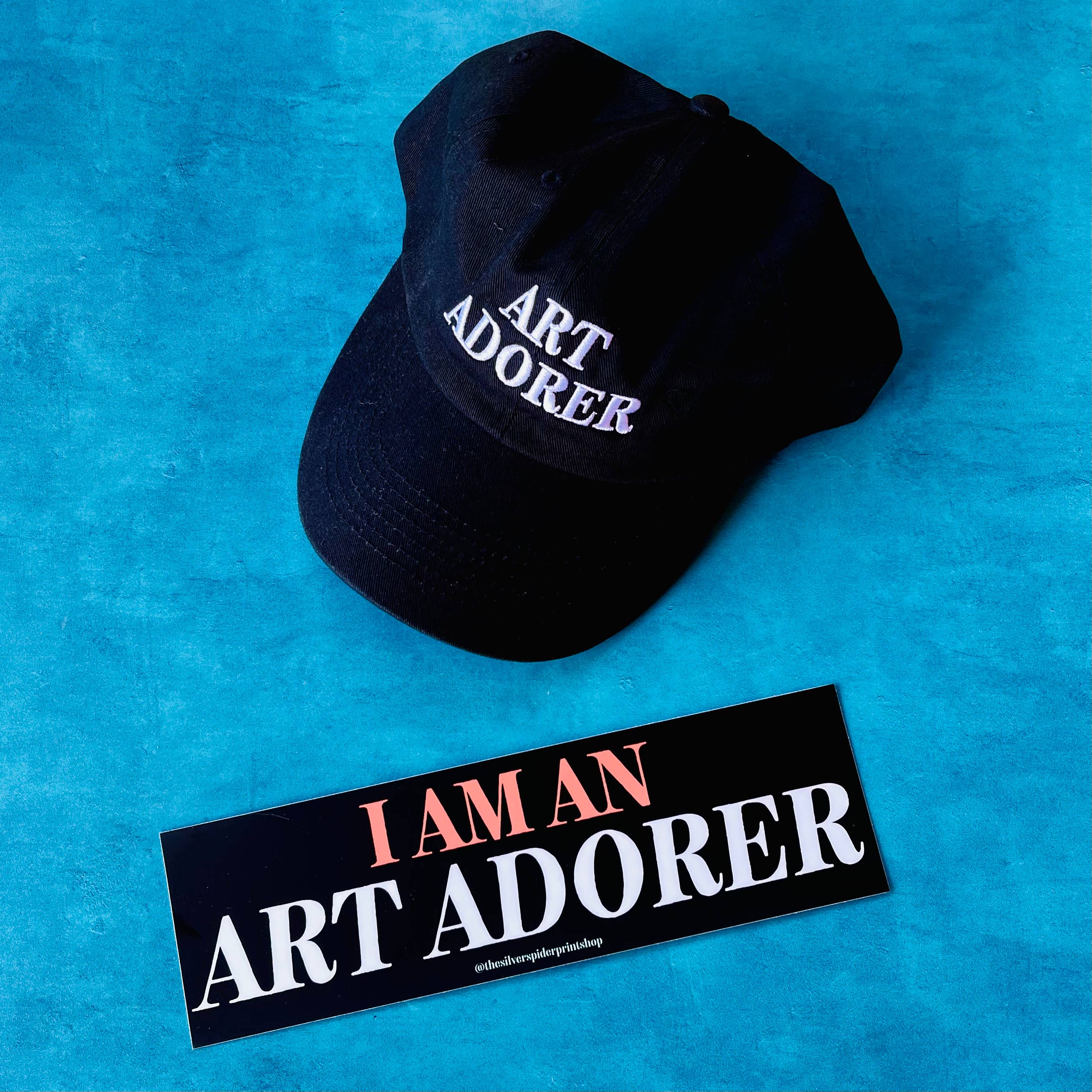 I Am An Art Adorer Bumper Sticker - Image 2