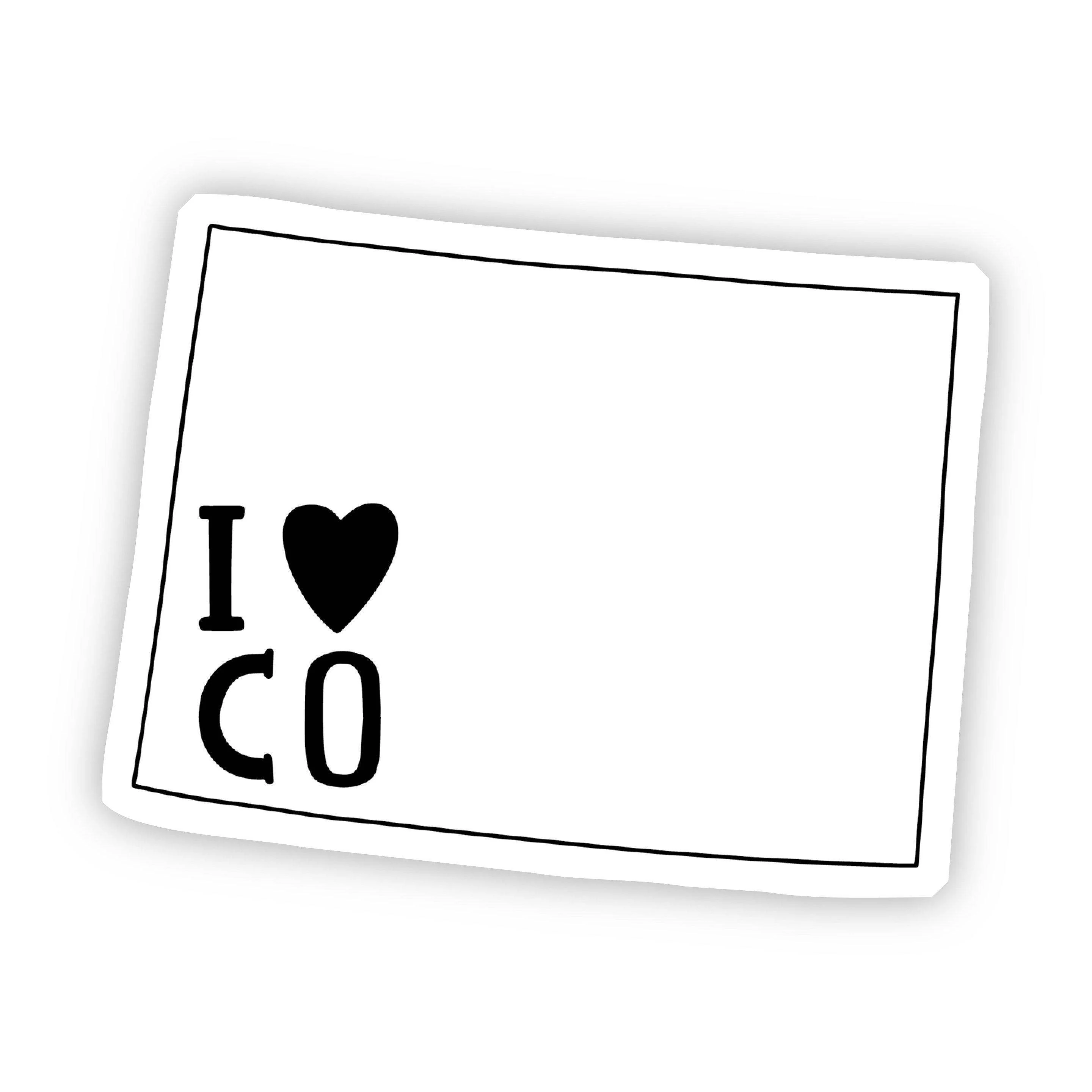I Love Colorado Sticker