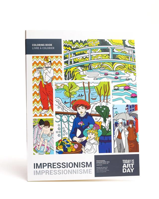 Impressionism Coloring Book