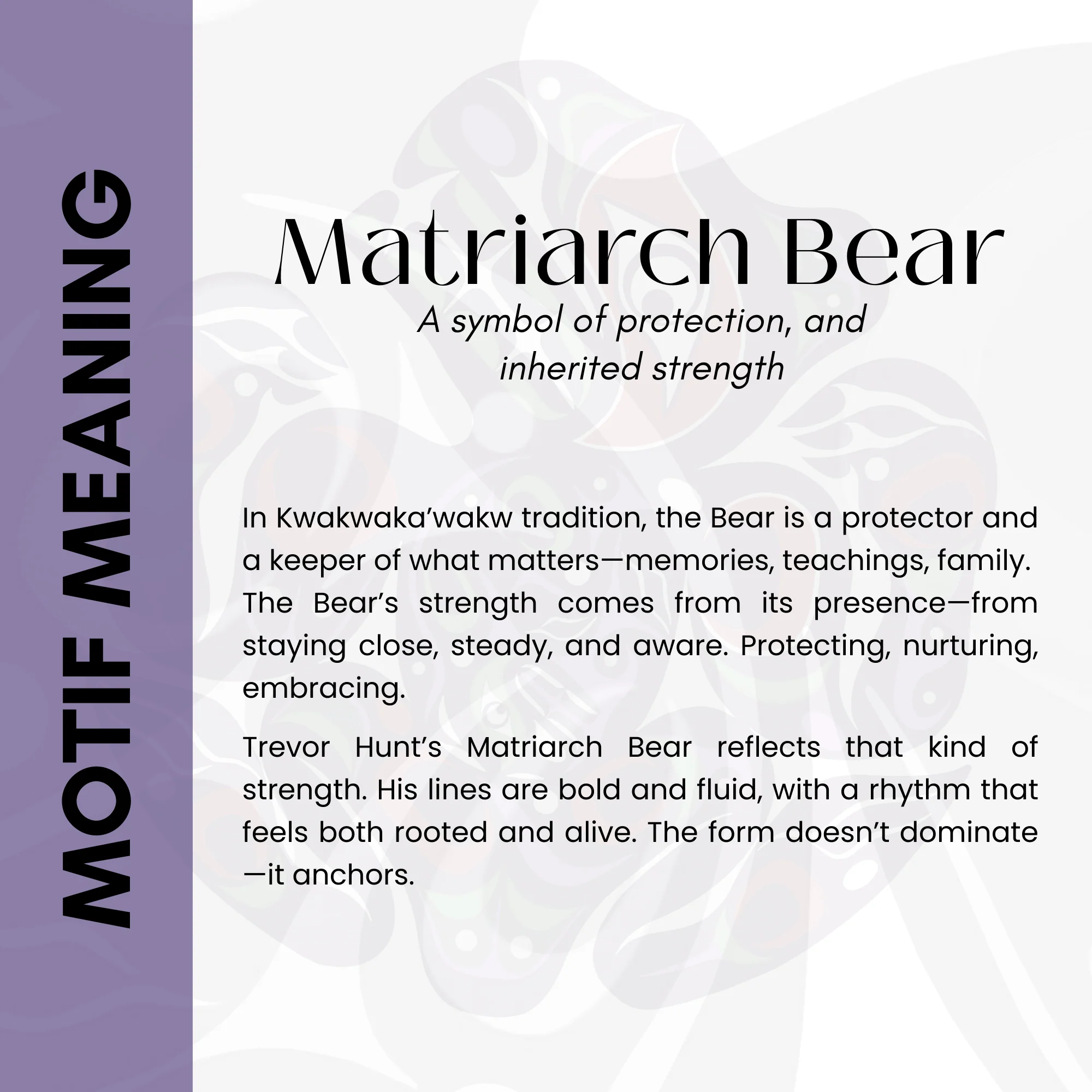 Indigenous Art Essential Oil Candle | Matriarch Bear - Image 3