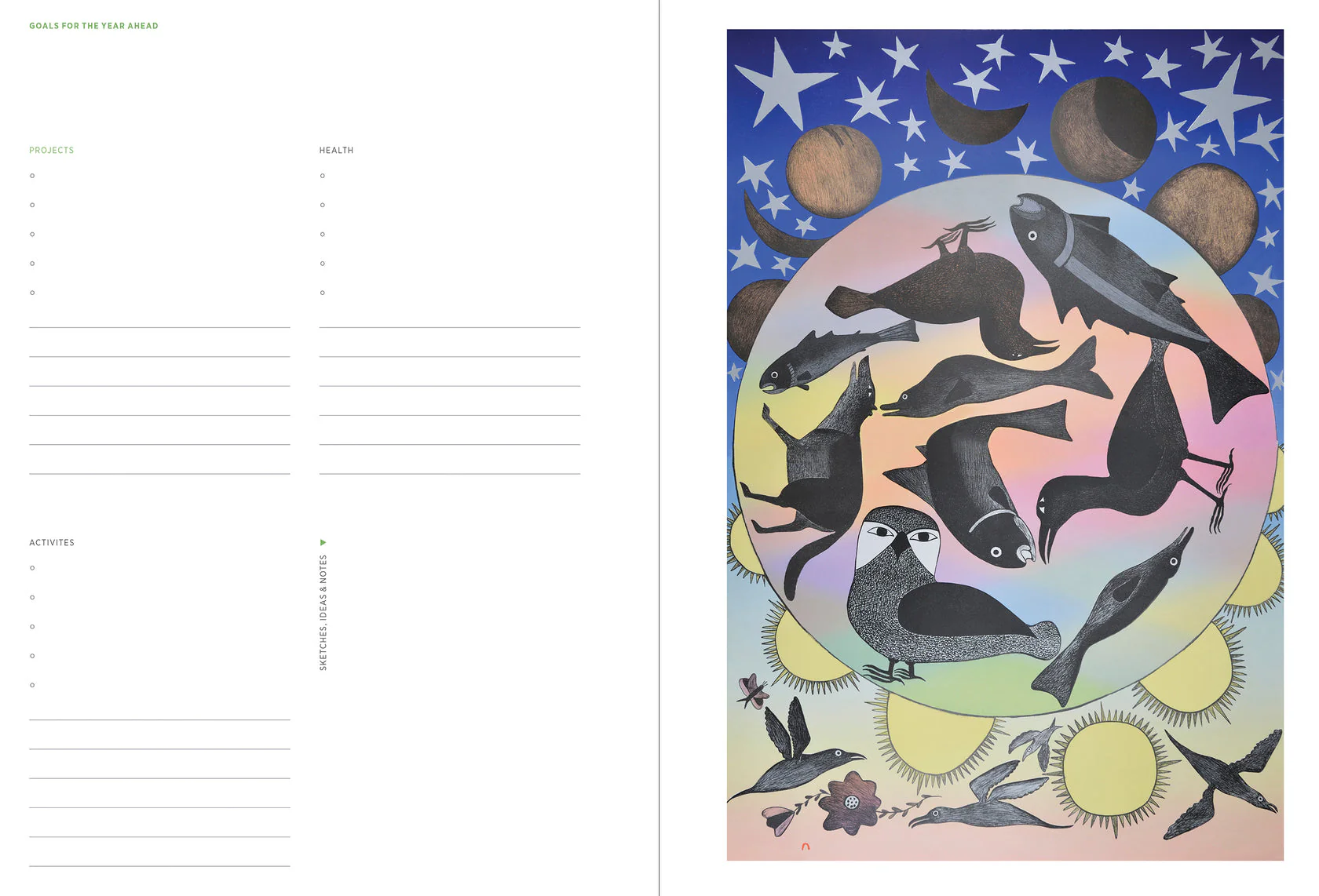 Inuit Art: Kinngait Timeless Planner - Image 2