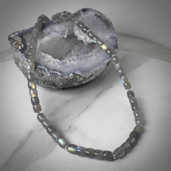 Labradorite Beaded Necklace - Image 3