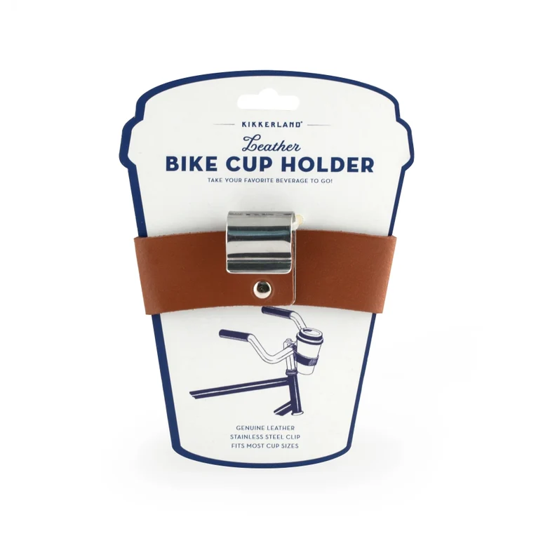 Leather Bike Cup Holder