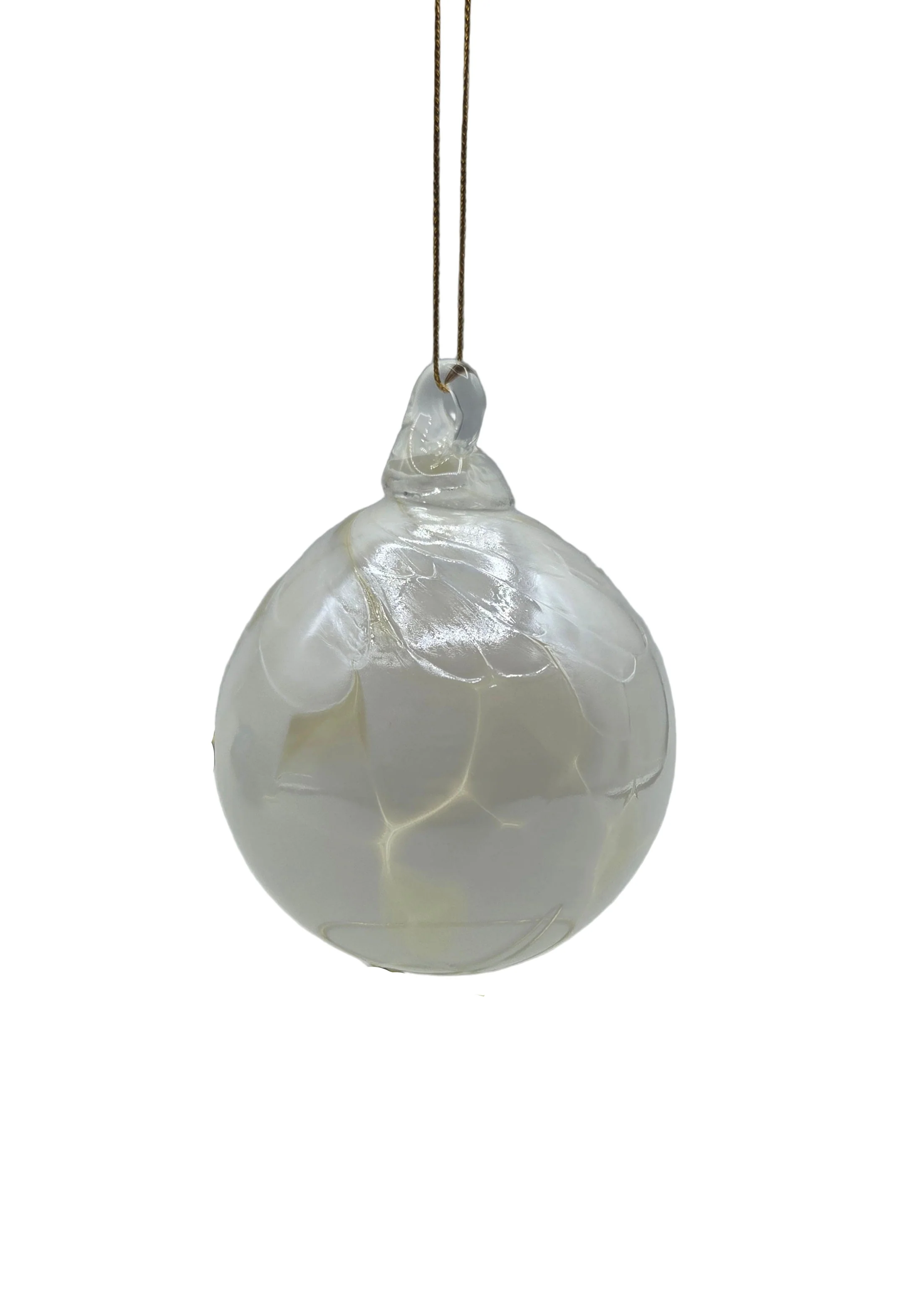 Let it Snow Handmade Glass Ornament
