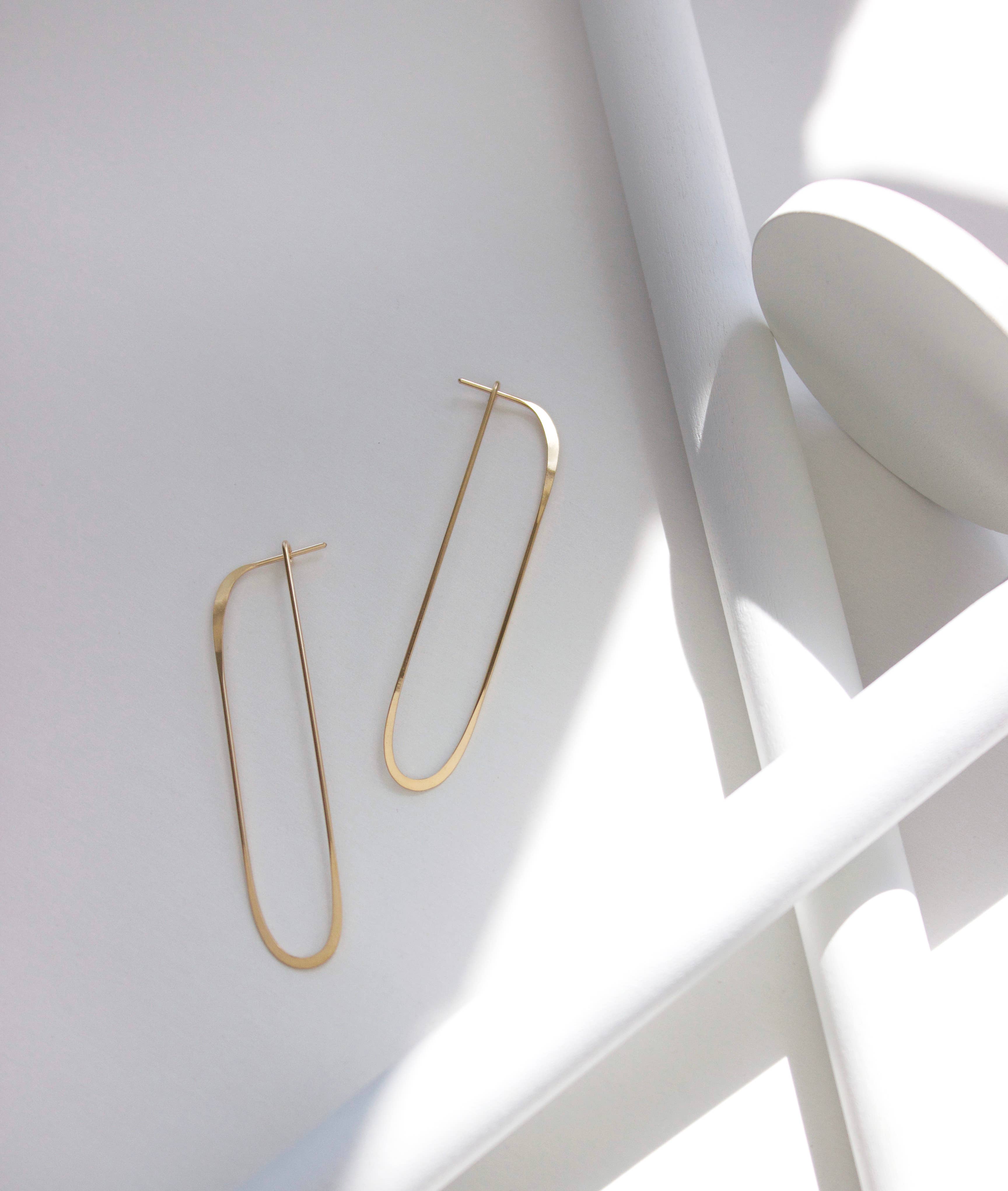 Long Oval Earrings - Image 3