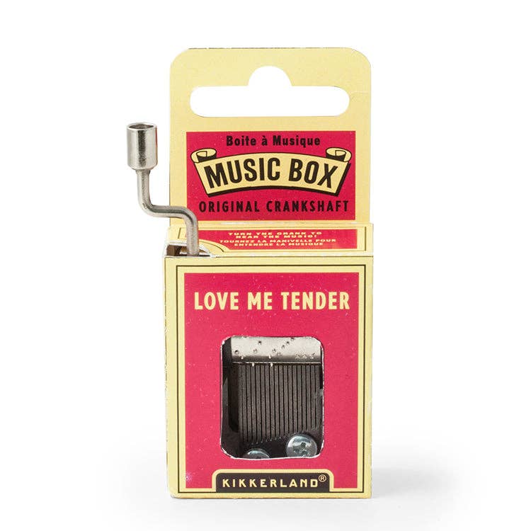 Love Me Tender Crank Music Box