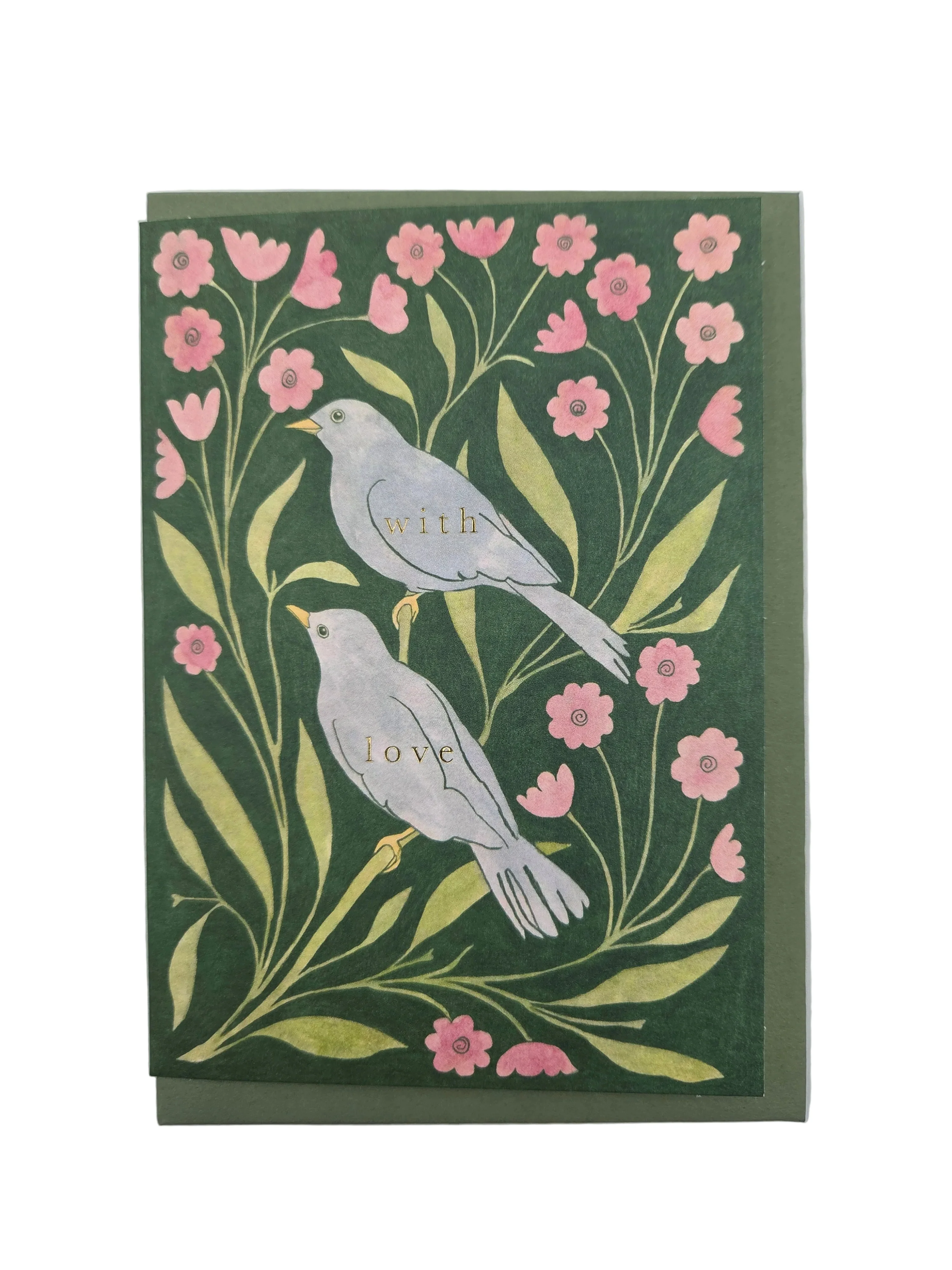 Lovebirds 'With Love' Card