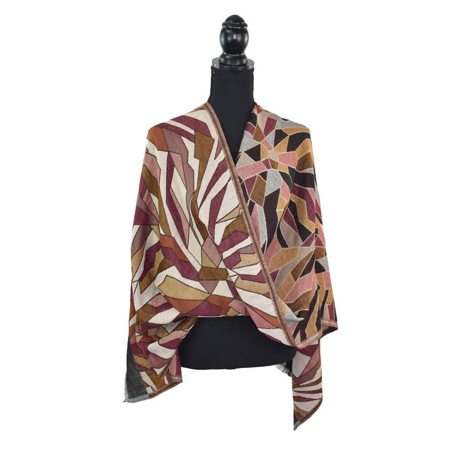 Lydia Woven Jacquard Scarf - Image 4