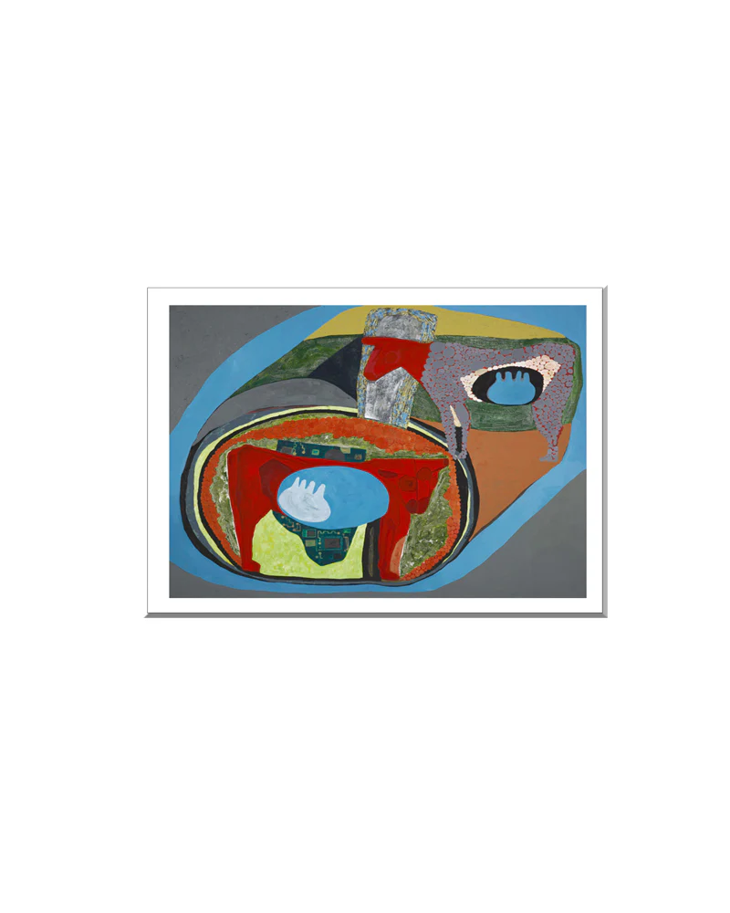 Merikokeb Berhanu (Ethiopian), Untitled LXX Magnet