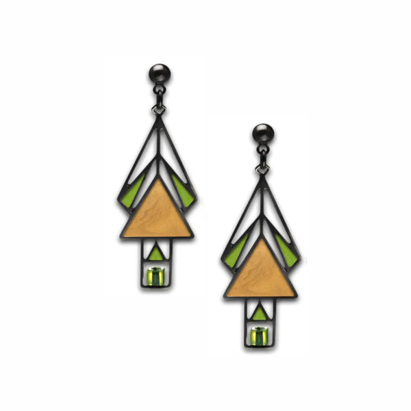 Mahony Window Earrings