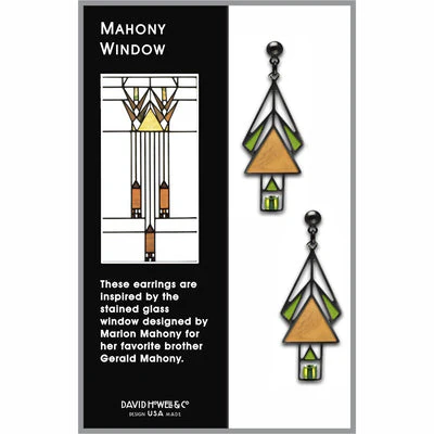 Mahony Window Earrings - Image 2