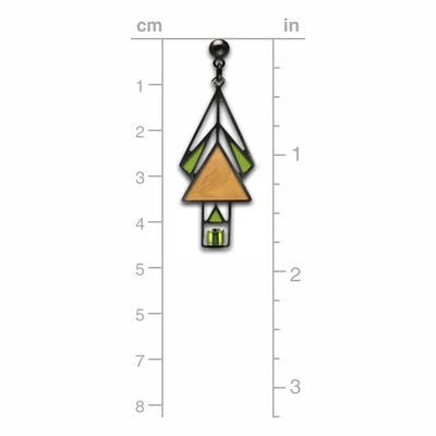 Mahony Window Earrings - Image 3