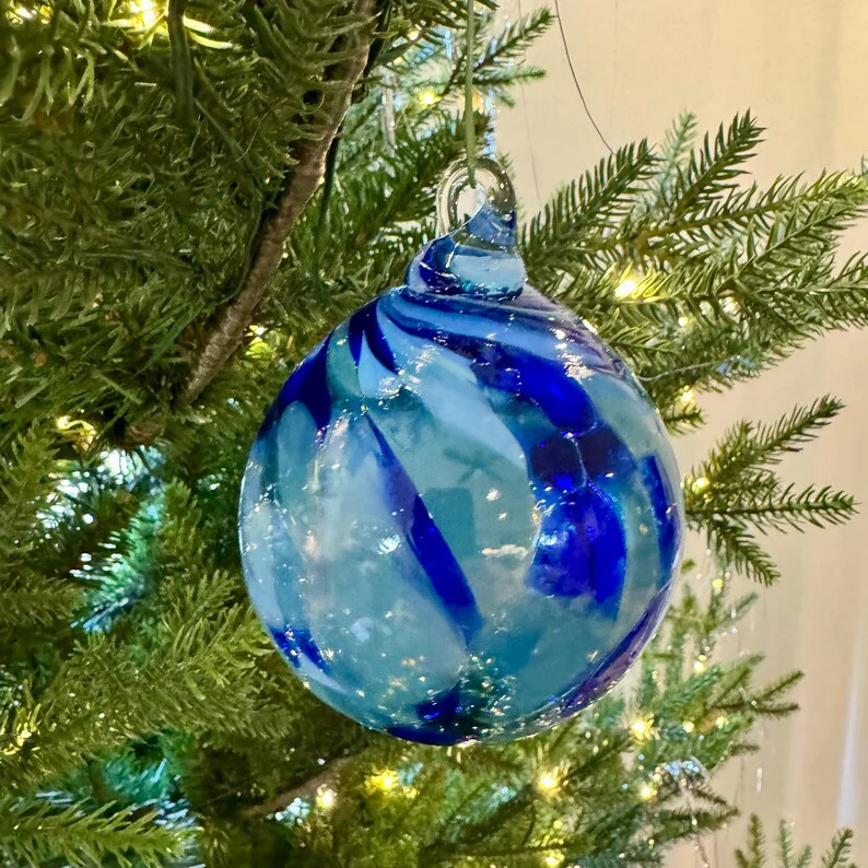 Malibu Handmade Glass Ornament - Image 2