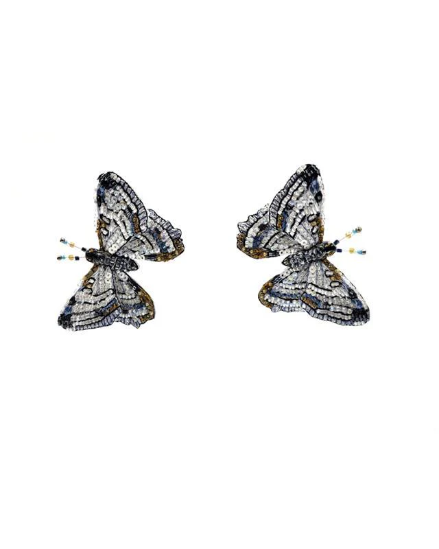 Map Butterfly Earrings