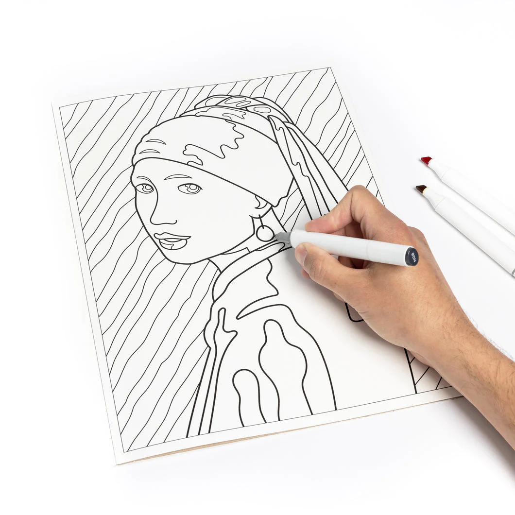 Masterpieces Coloring Book - Image 3