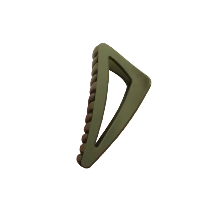 Matte Off Triangle Hair Claw Clips - Image 2