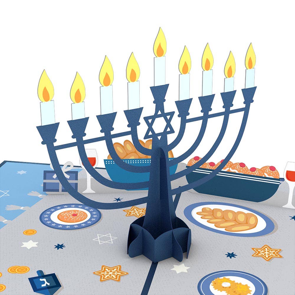 Menorah Lights Pop-Up Cards - Image 3