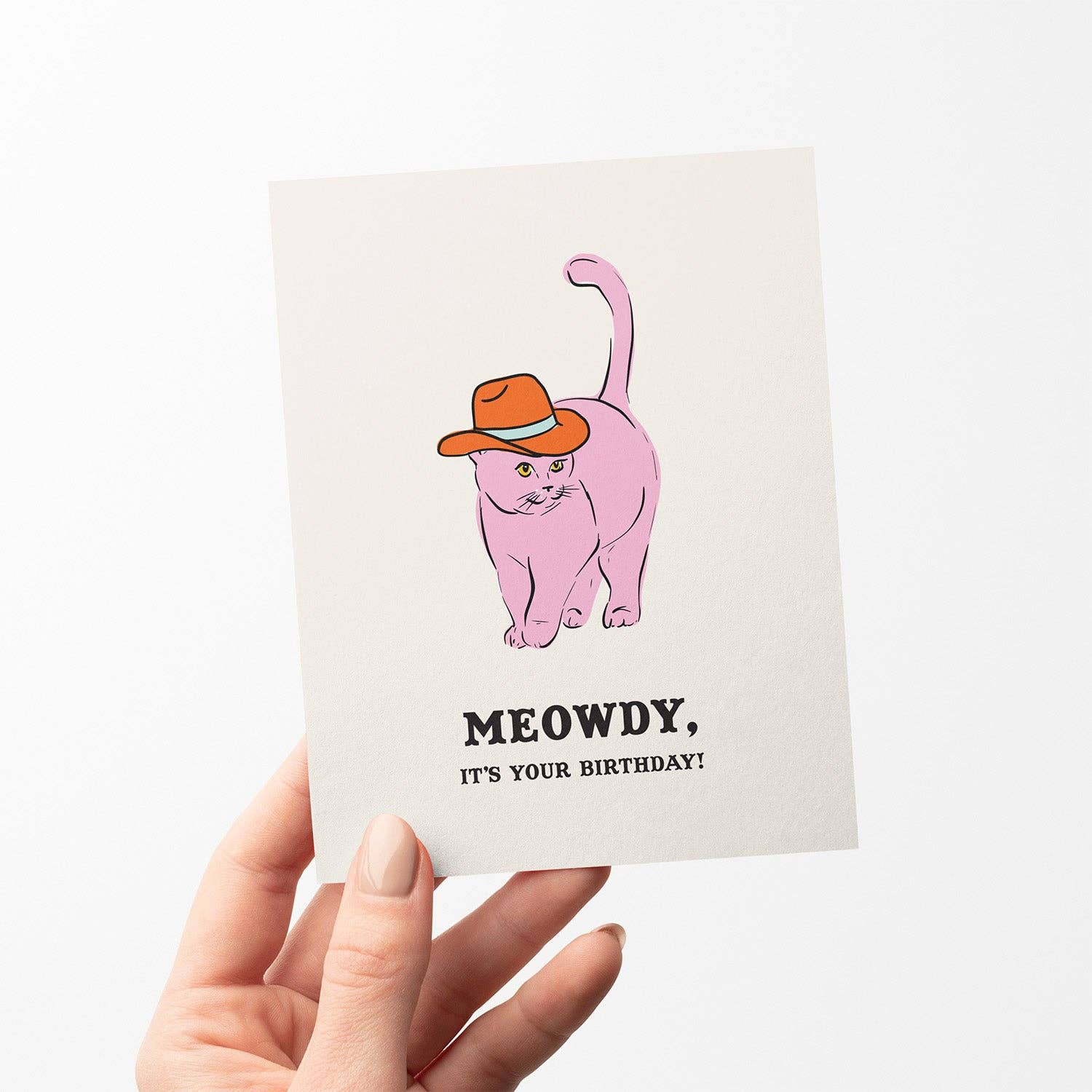 Meowdy Birthday Greeting Card - Image 2
