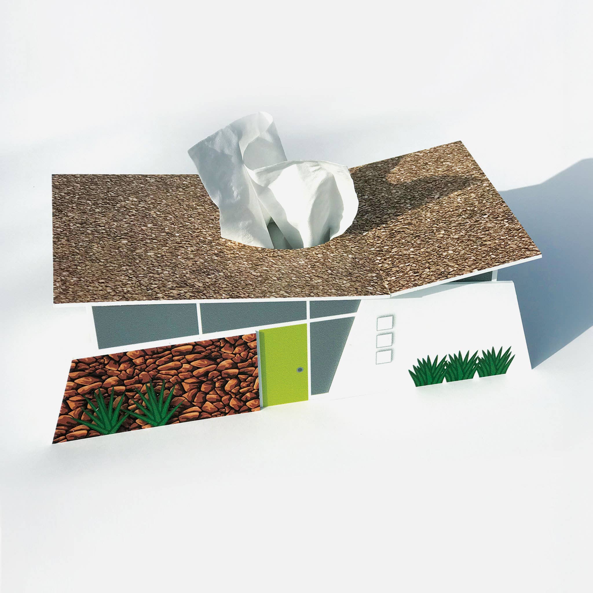 Midcentury Tissue Box Cover - Ranch Club Estates - Image 2