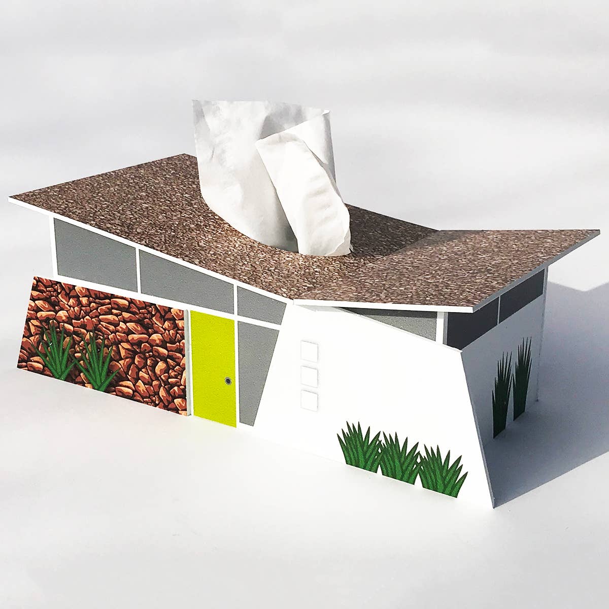 Midcentury Tissue Box Cover - Ranch Club Estates - Image 4