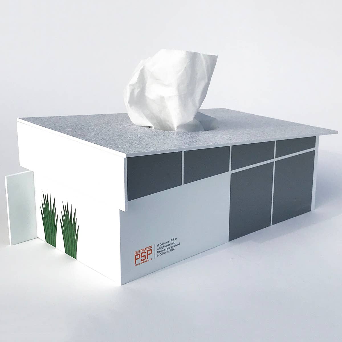 Midcentury Tissue Box Cover - Wedge House - Image 4