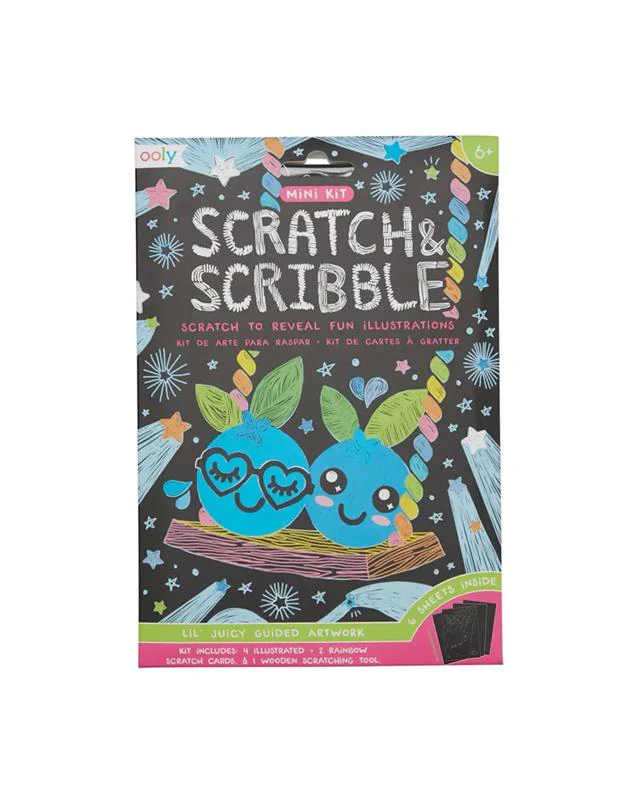 Mini Scratch & Scribble Art Kit: Lil' Juicy