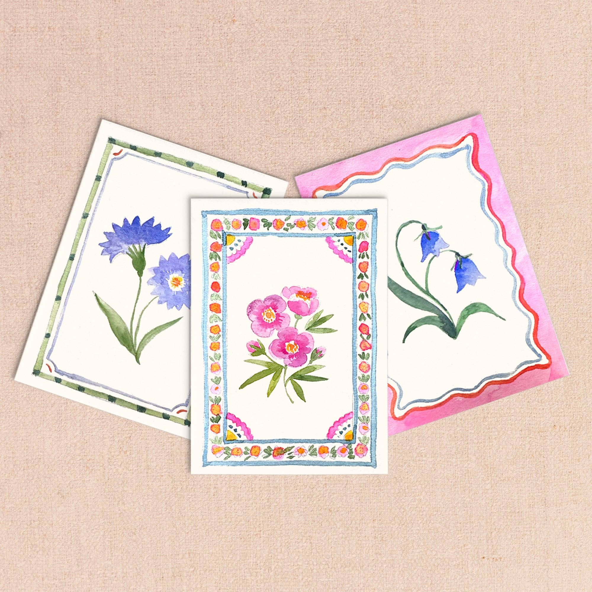 Mini Watercolor Painting Kit: Flowers - Image 4