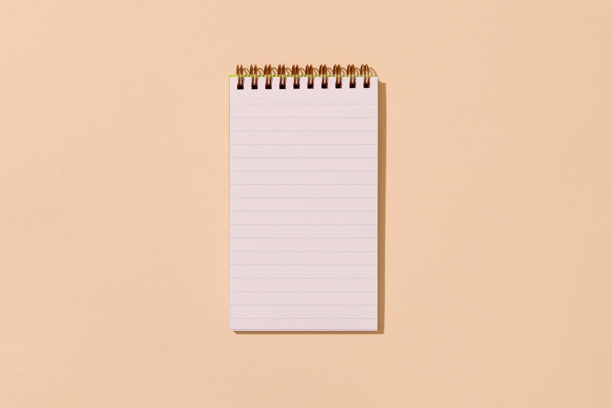 Modern Pasta Small Letterpress Spiral Notebook — Farfalle - Image 6