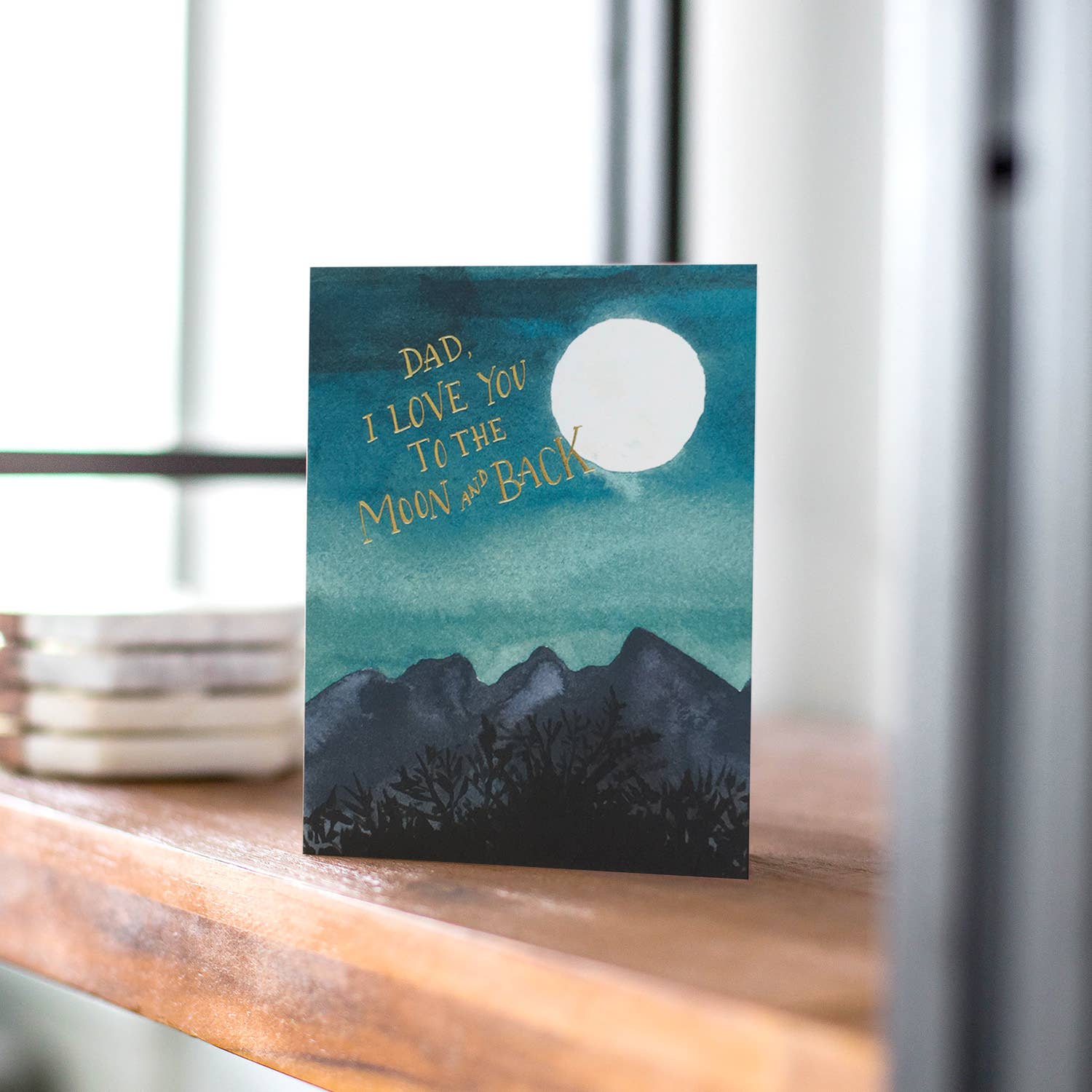 Moon Dad Greeting Card - Image 4