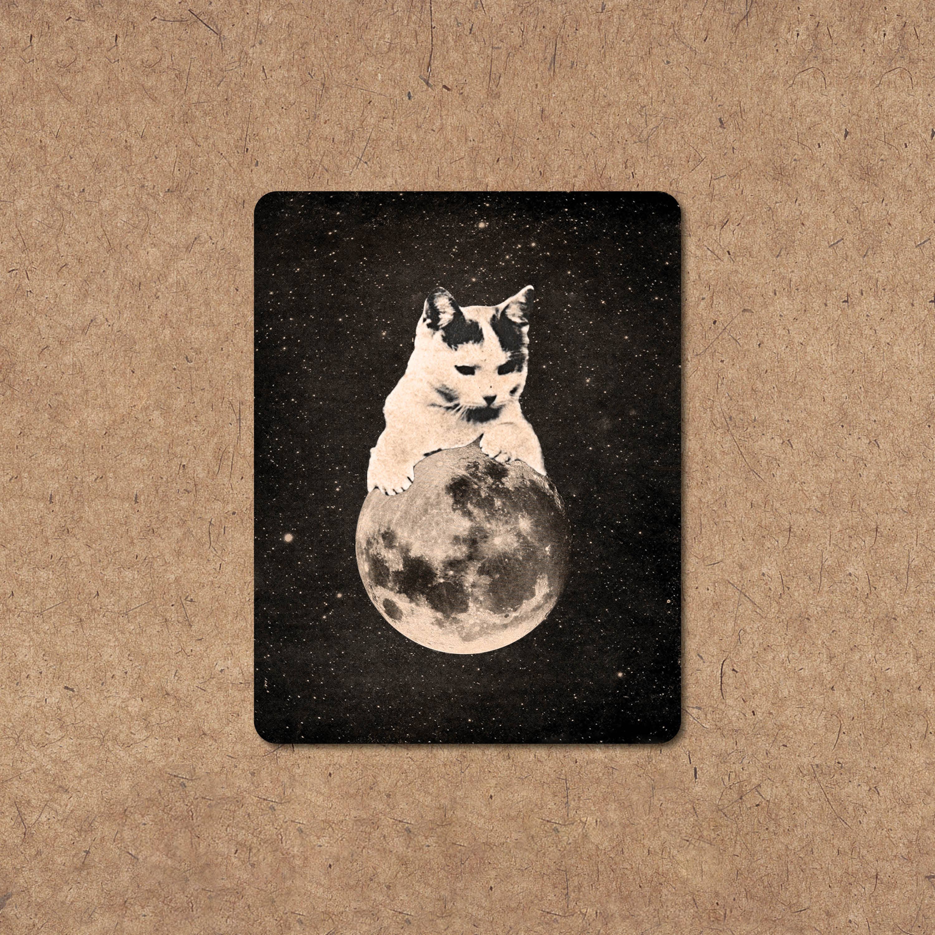 Mooncat #2 Sticker - Image 2