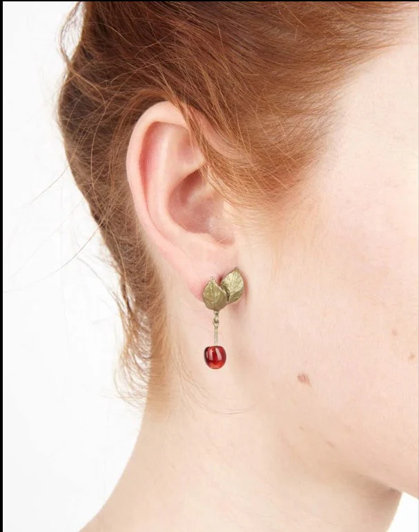 Morello Cherry Single Earrings - Image 2