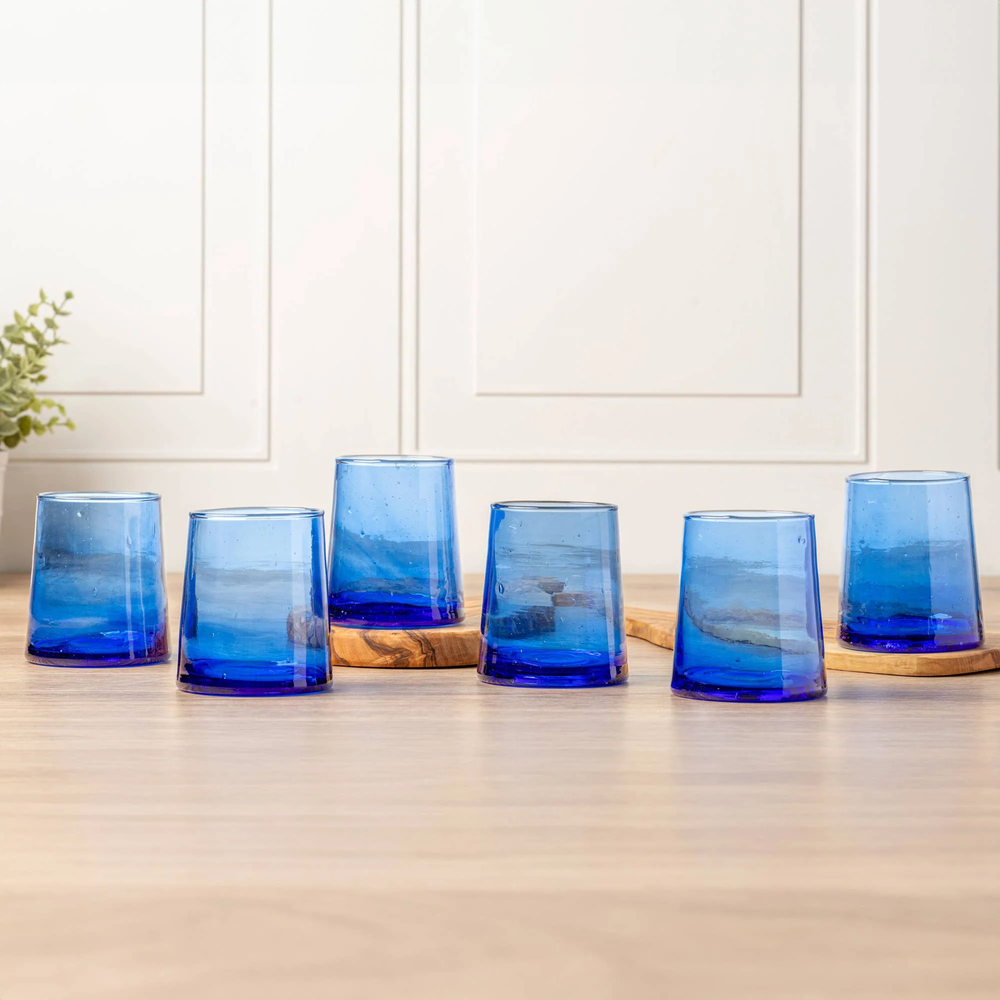 Moroccan Cone Glassware Small - Blue - Image 2