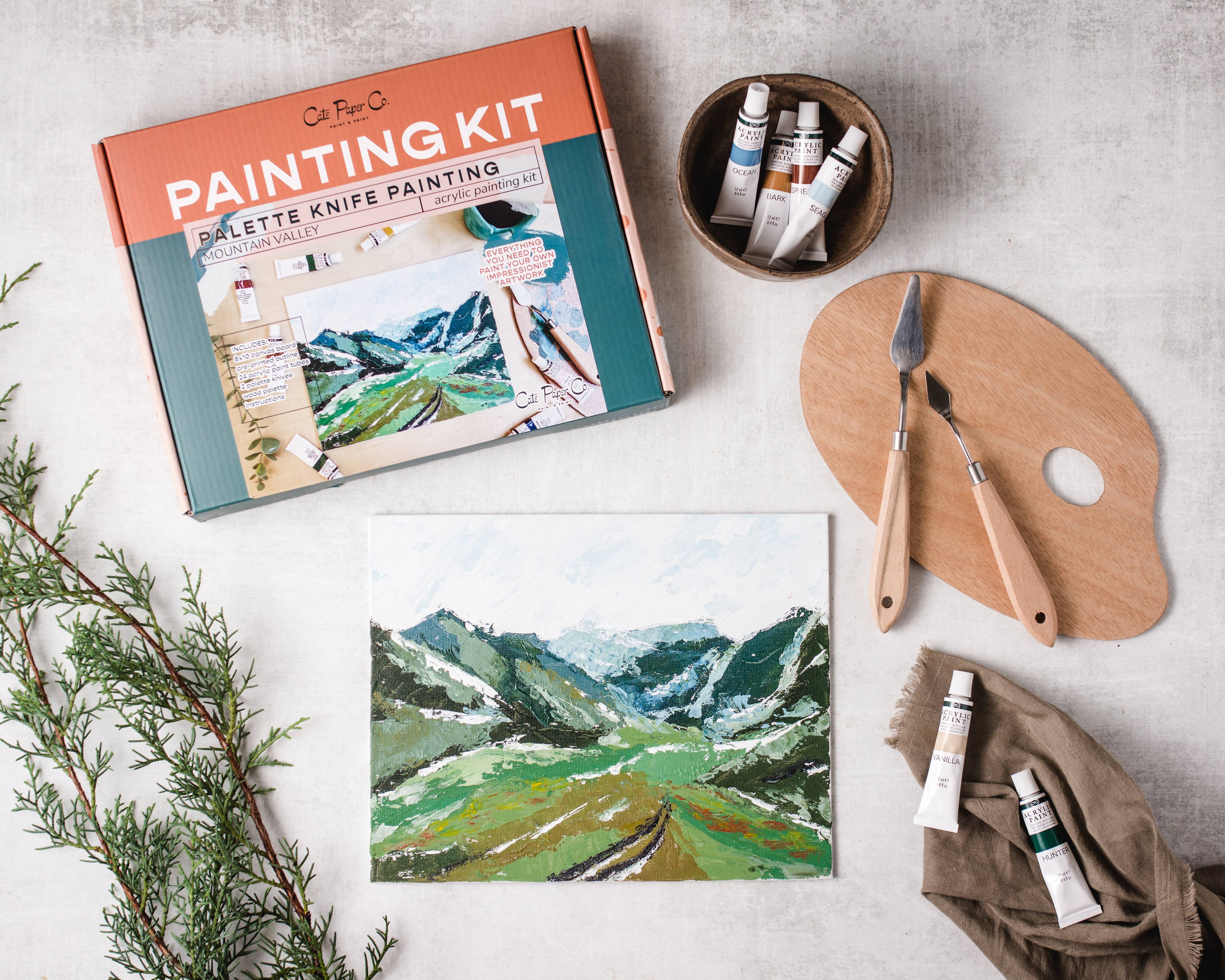 Mountain Valley Palette Knife Painting Kit - Image 2