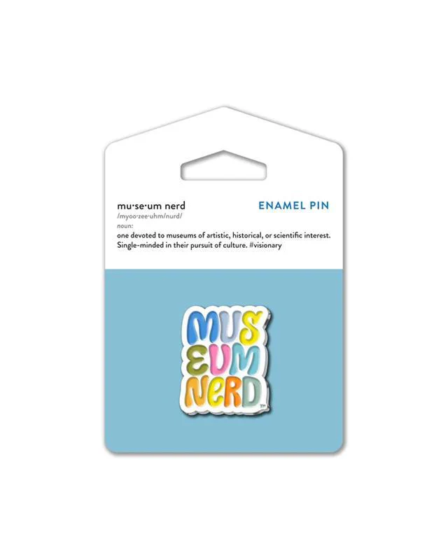 Museum Nerd Multi Color Enamel Pin