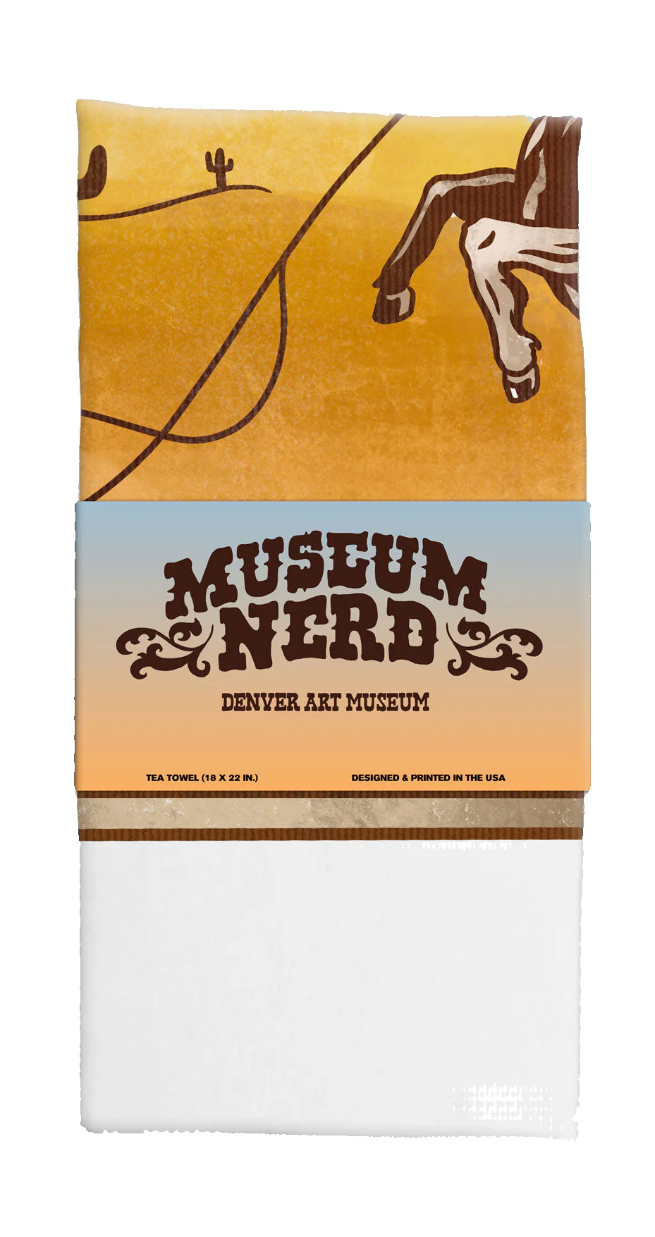 Museum Nerd Western Denver Art Museum Tea Towel