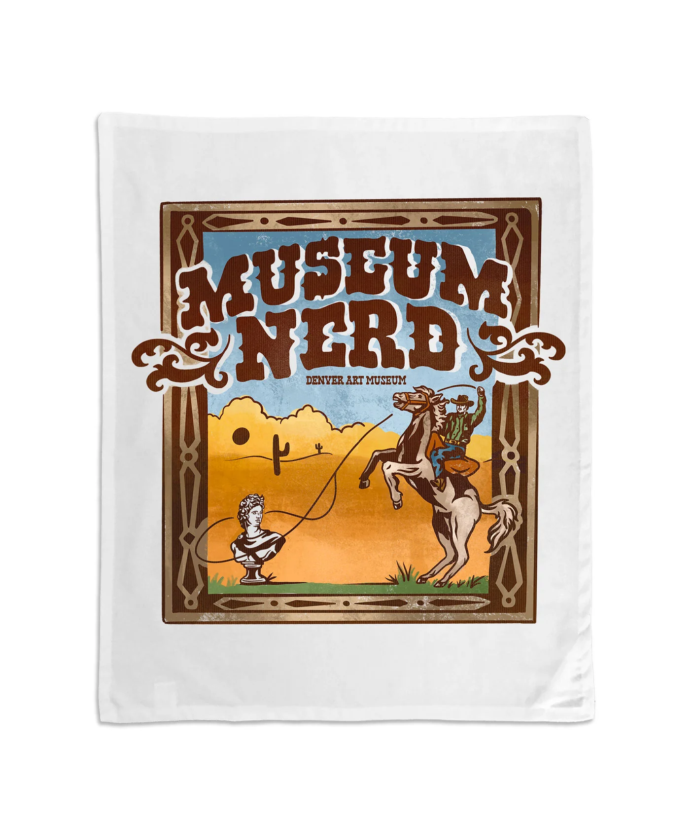 Museum Nerd Western Denver Art Museum Tea Towel - Image 2