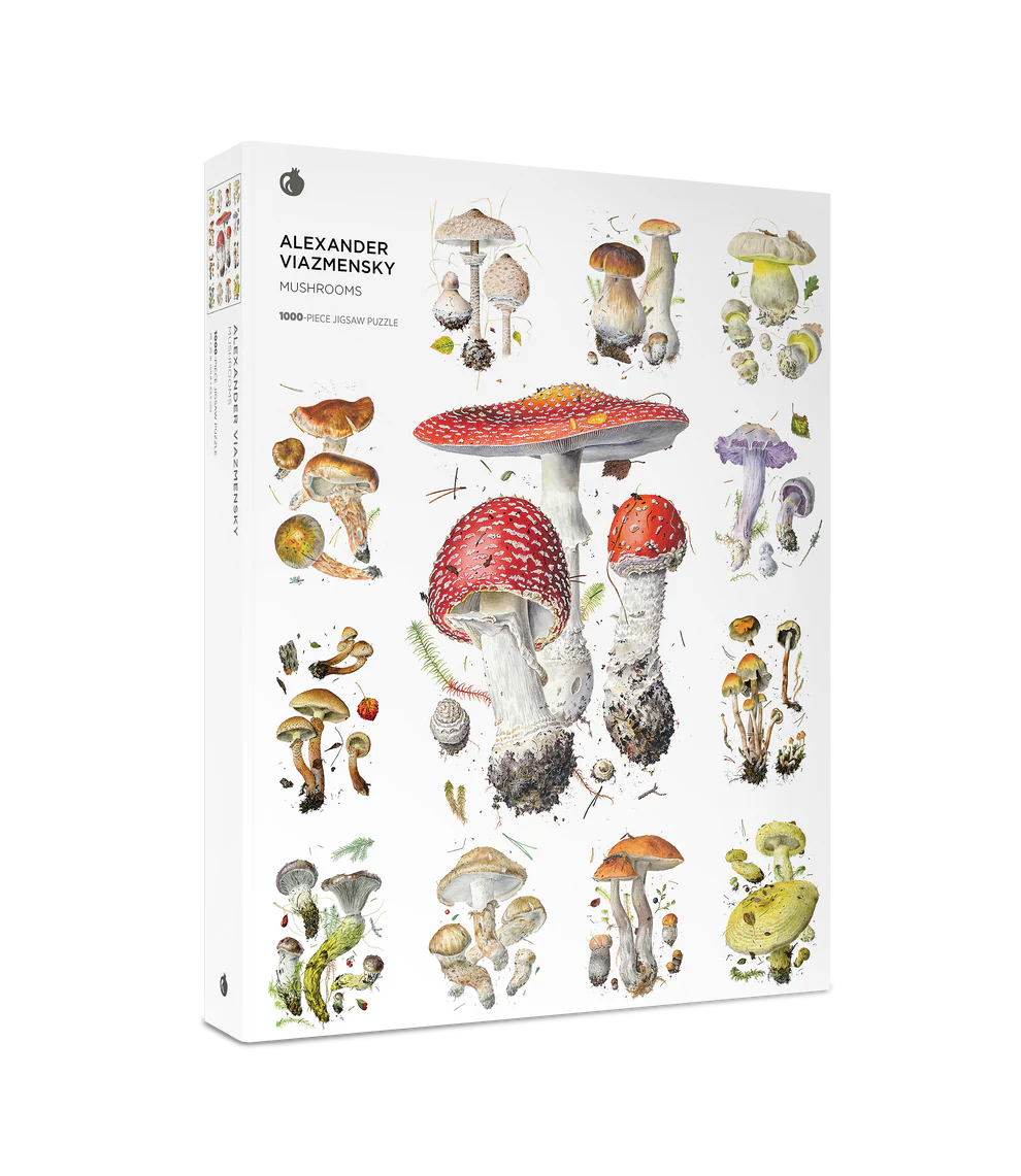 Mushrooms: Alexander Viazmensky 1000-Piece Puzzle