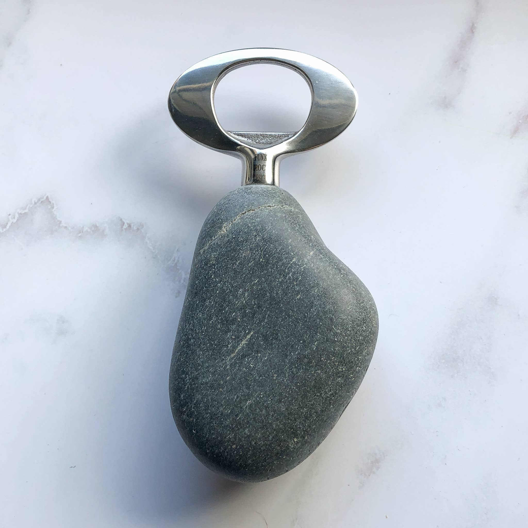 Nature-Inspired Stainless Steel Stone Bottle Opener - Image 5