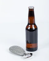Nature-Inspired Stainless Steel Stone Bottle Opener - Image 8