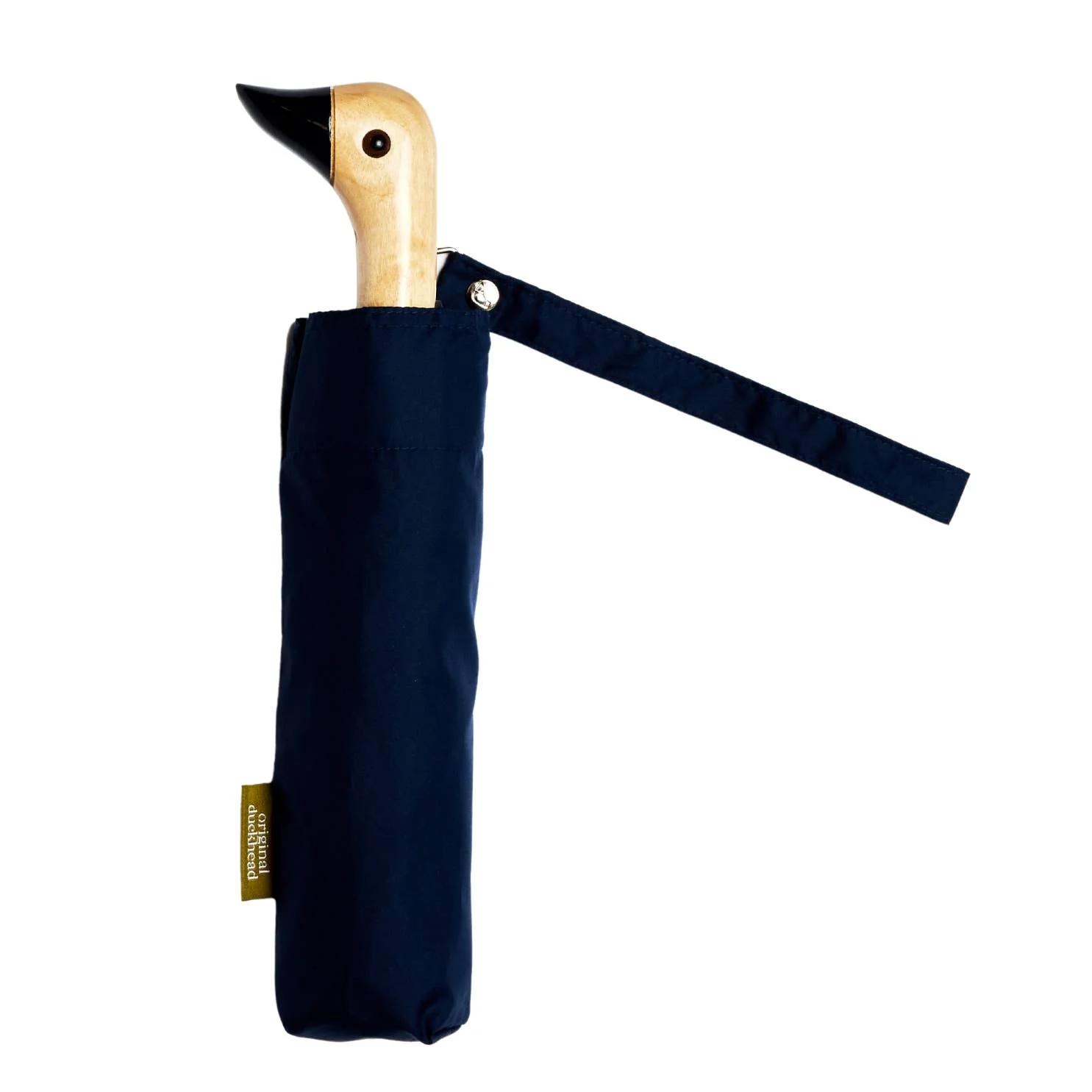 Navy Compact Eco-Friendly Original Duckhead Umbrella - Image 2